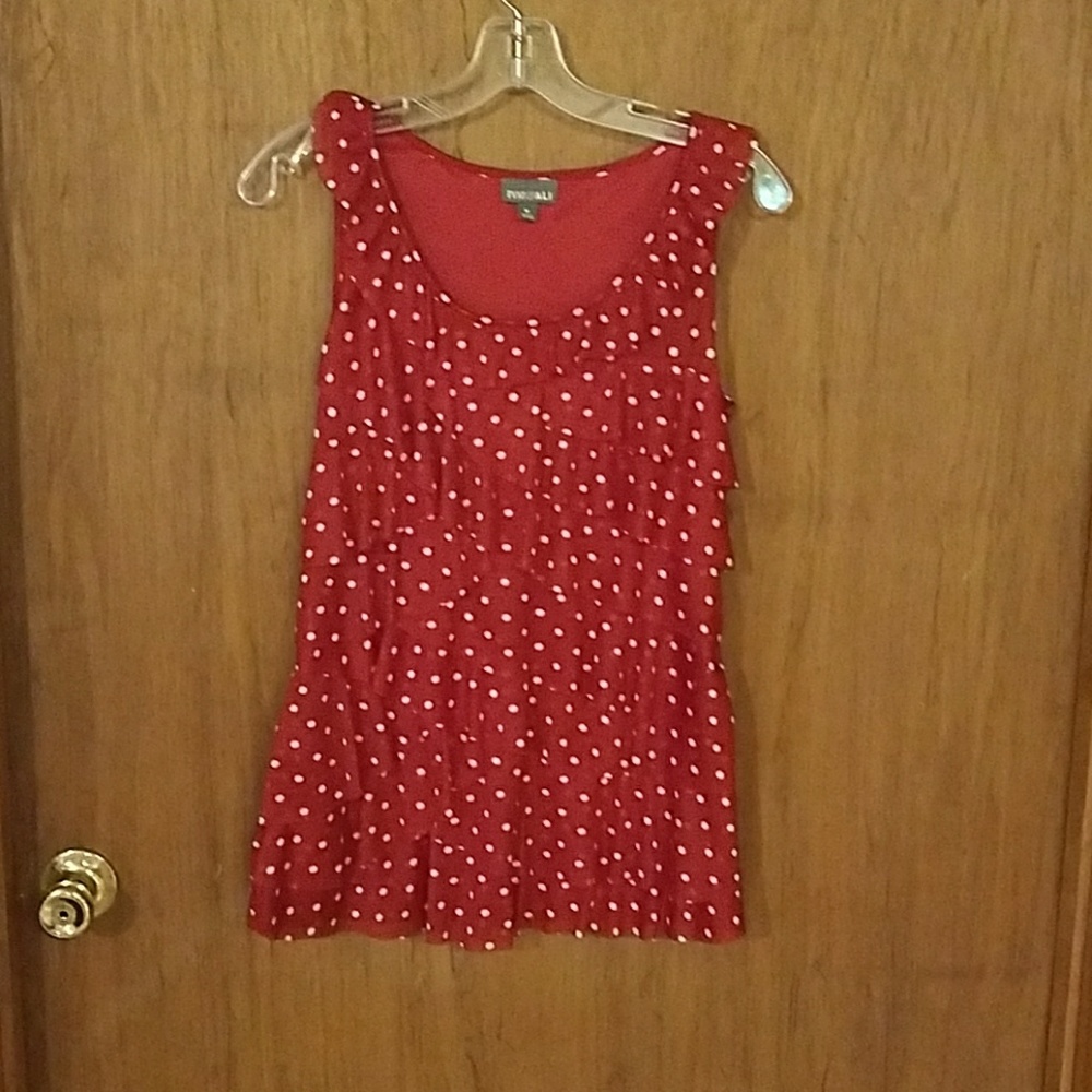 Red dress top