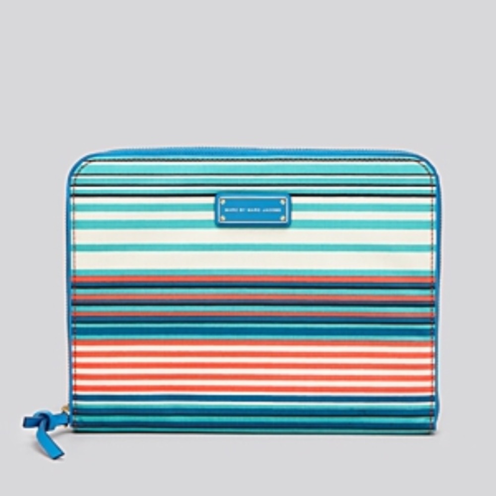 Marc jacob Ipad Case Coated Canvas Paradise Stripe