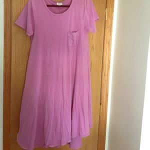 LuLaRoe Pinkish Purple Acid Wash Carly