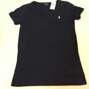 Polo navy blue  vneck