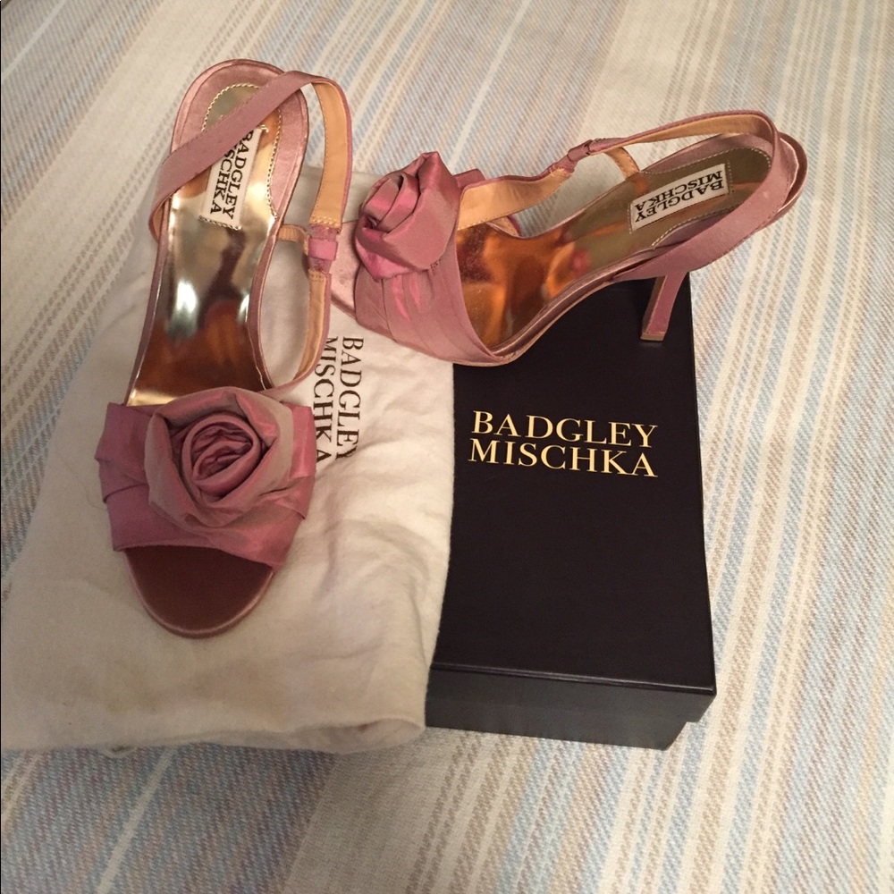 Badgley Mischka Lanah pumps rose