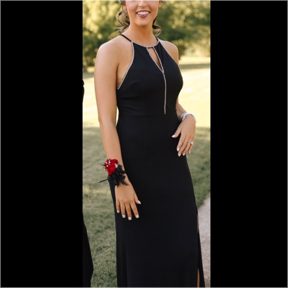 Long black formal dress