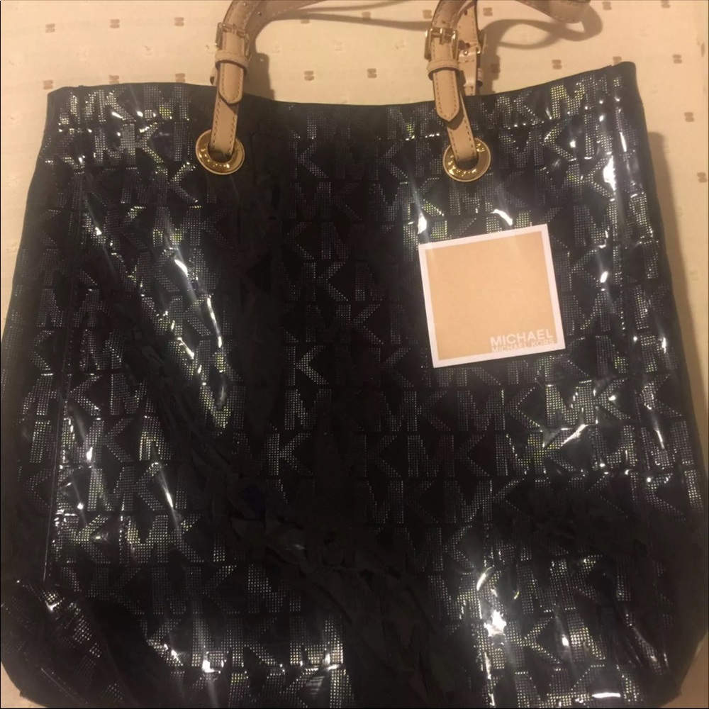 Michael Kors black large Tote