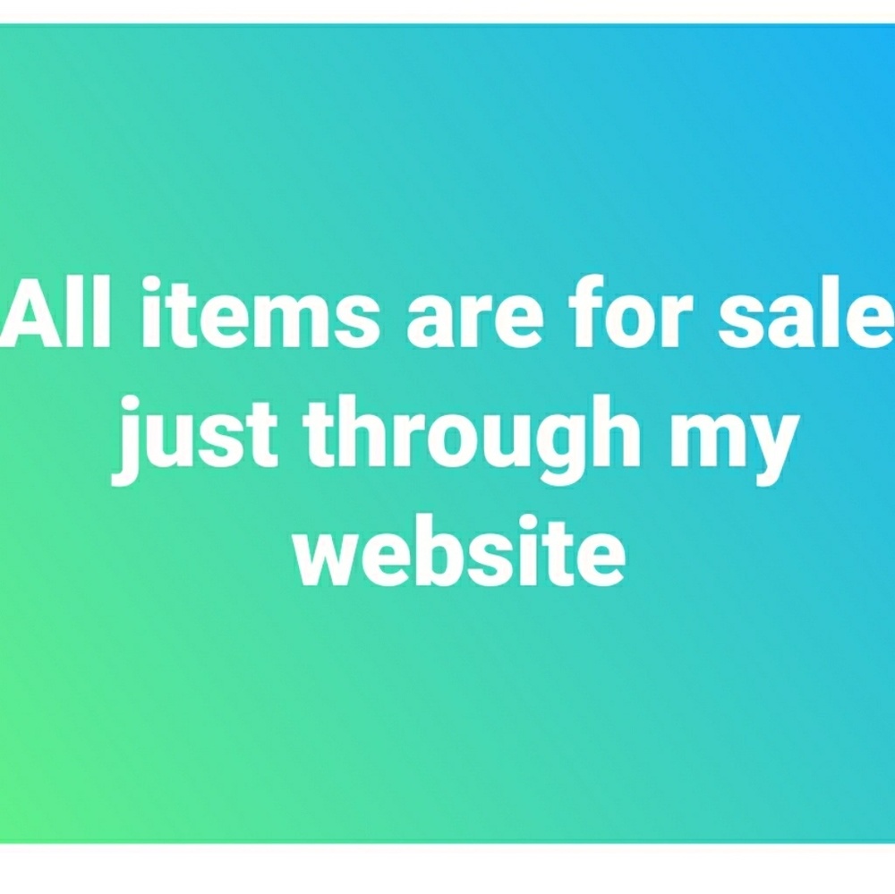 All items in closet for sale on my website