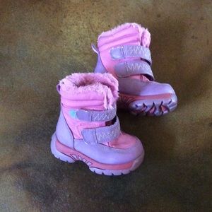 Pink/lavender boots