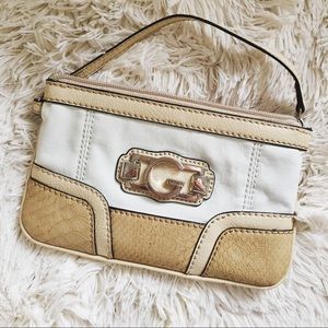 Vintage Guess Genuine Leather Wristlet