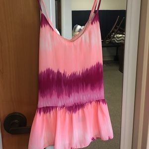 Pink and purple tank