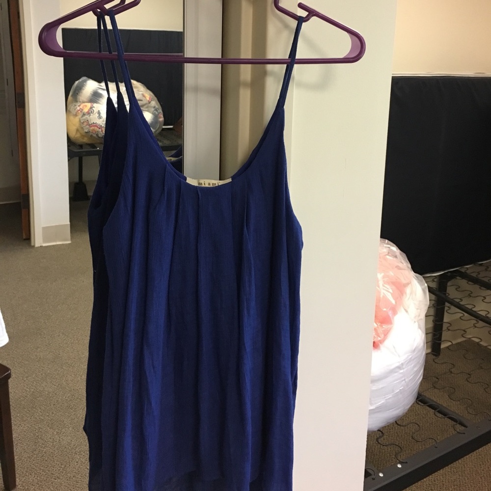 Cute blue tank