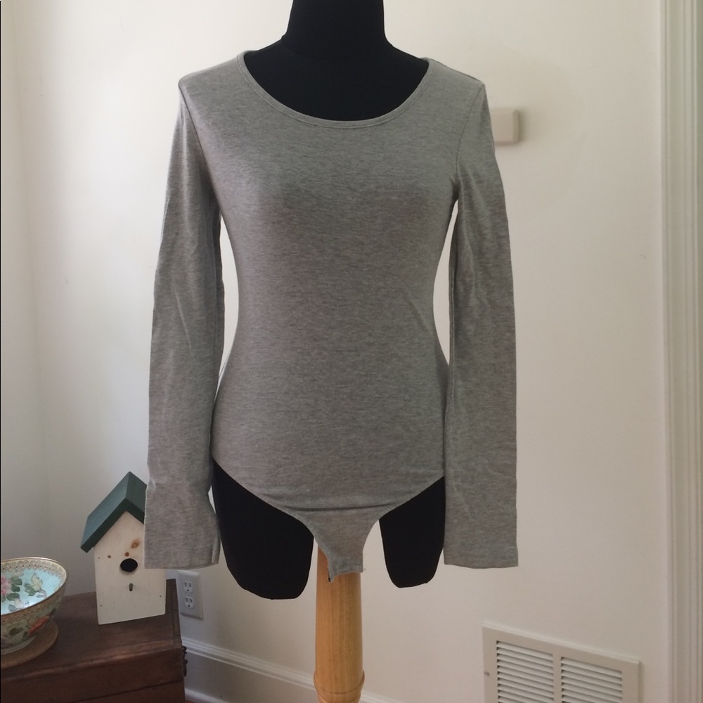 4/$15 SUPER SALE Classic Gray Bodysuit