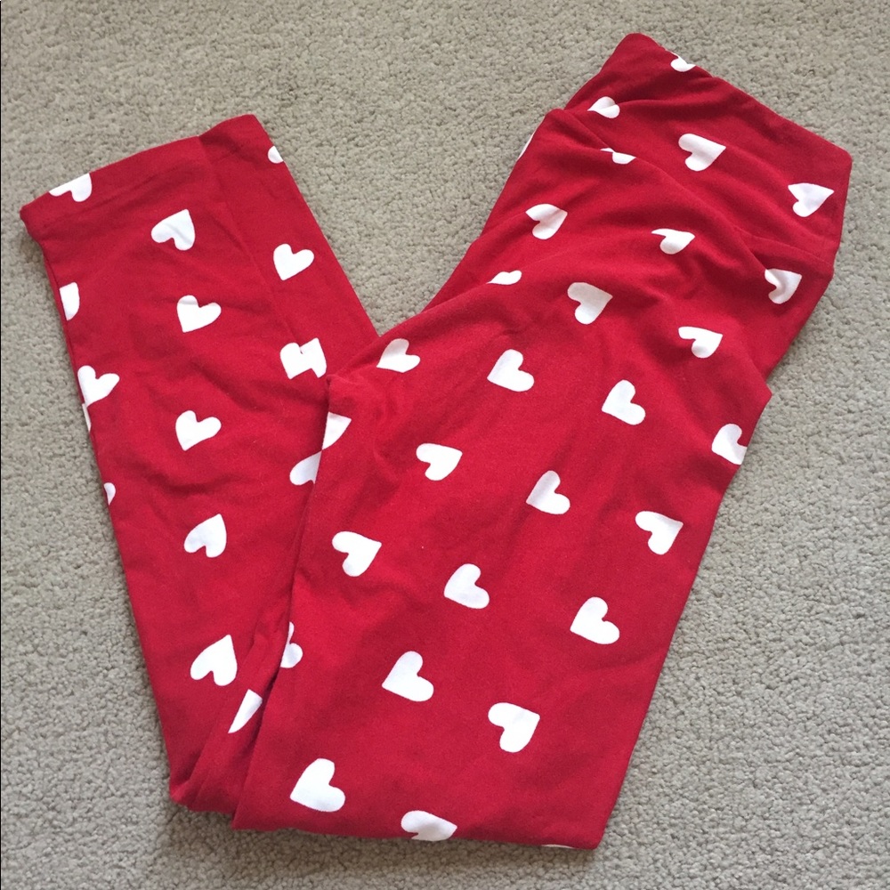 LuLaRoe Heart Leggings