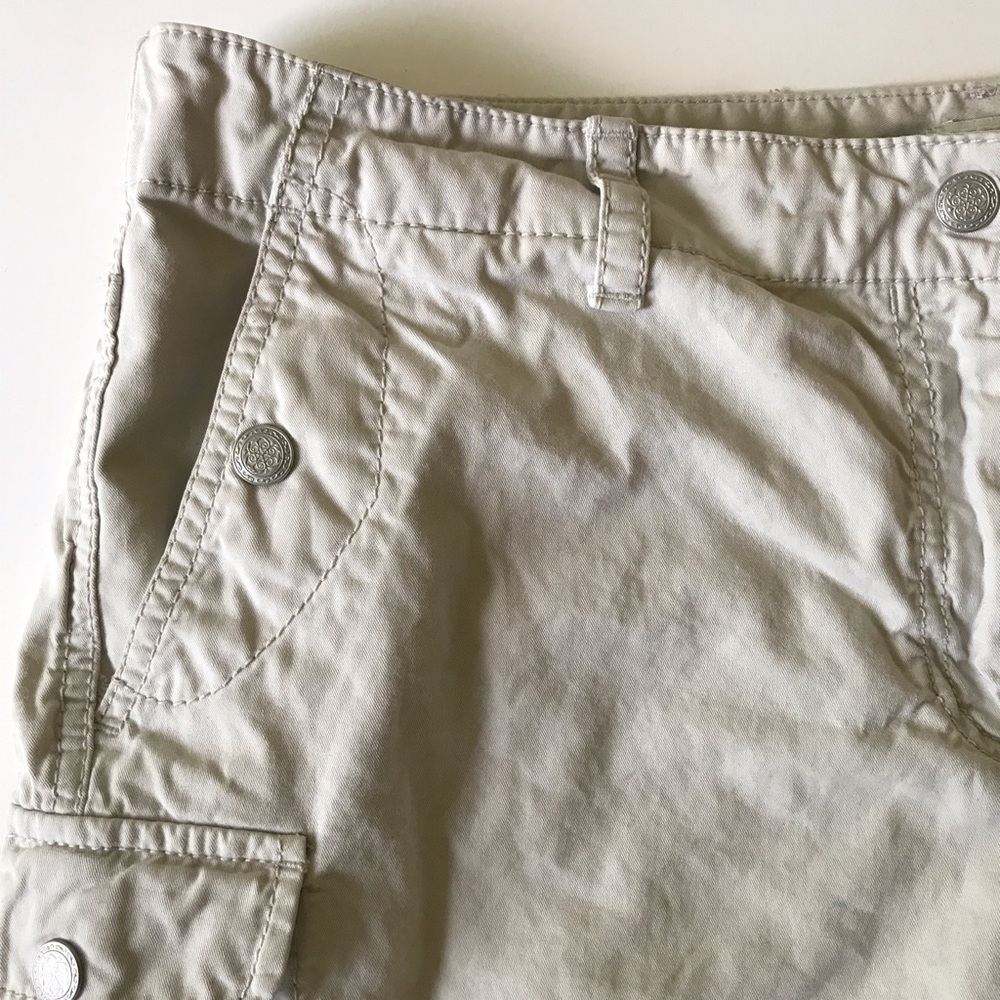 LOFT stone "cargo" shorts