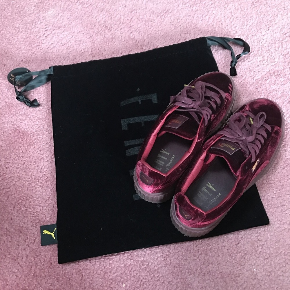 FENTY x PUMA Red Velvet Creepers by Rihanna - Picture 2 of 6