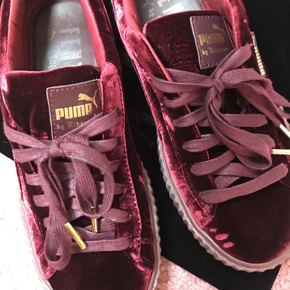 FENTY x PUMA Red Velvet Creepers by Rihanna - Picture 3 of 6