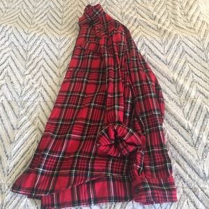 Red and black soft flannel