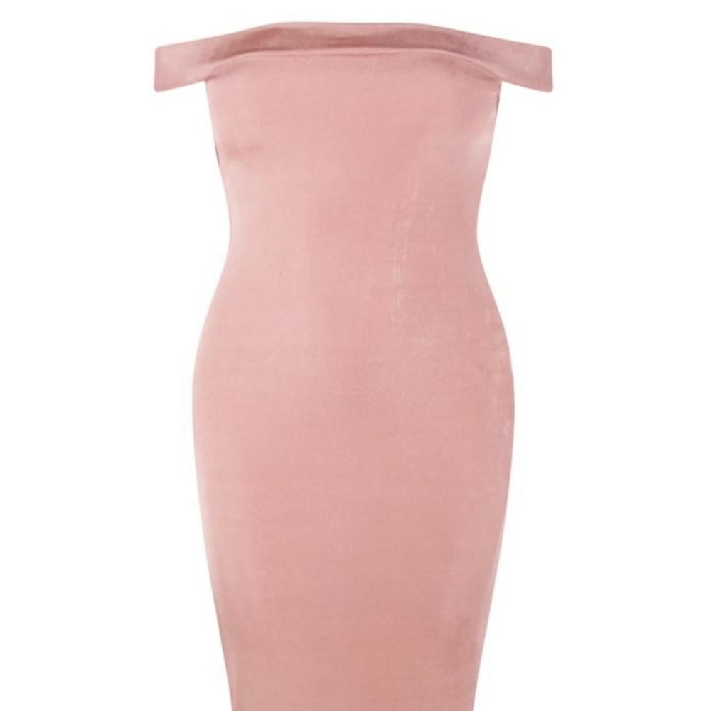 SOLD Boohoo PINK Slinky Maxi