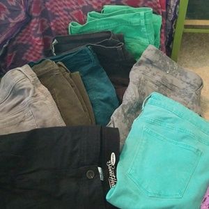 5 pair of old navy rockstar and 1 sweetheart