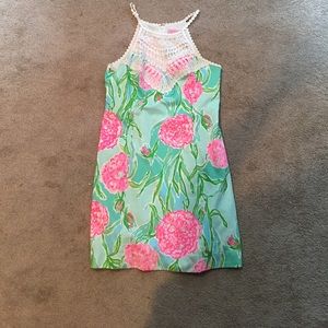 A  lilly Pulitzer flower printed dress
