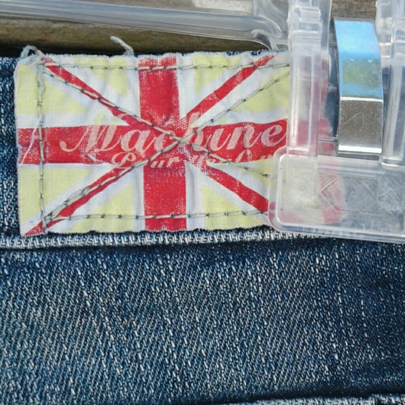 MACHINE NOUVELLE MODE DISTRESSED JEAN SHORTS - Picture 3 of 4