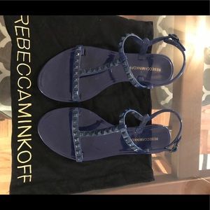 Rebecca Minkoff Jelly Studded Sandals Size 37