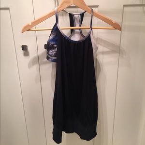 Lululemon Tank with attached sports bra
