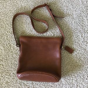 Leather coach bag
