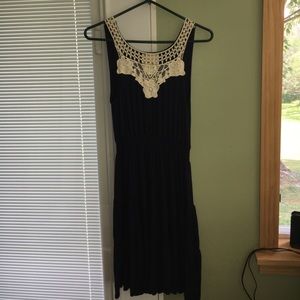 Really Pretty Pink Rose Dress- Size Large