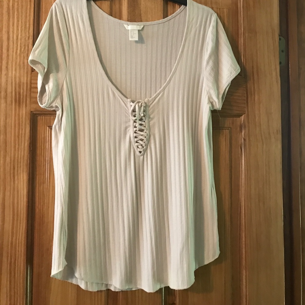 H&M ribbed T