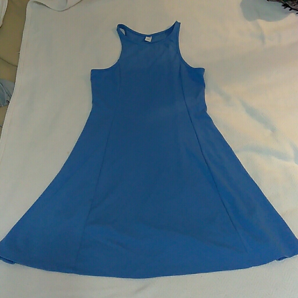 Sleeveless Blue Dress
