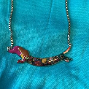 Dachshund Necklace...NWOT
