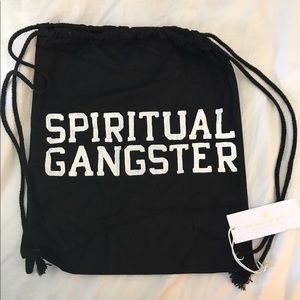 Spiritual Gangster drawstring backpack