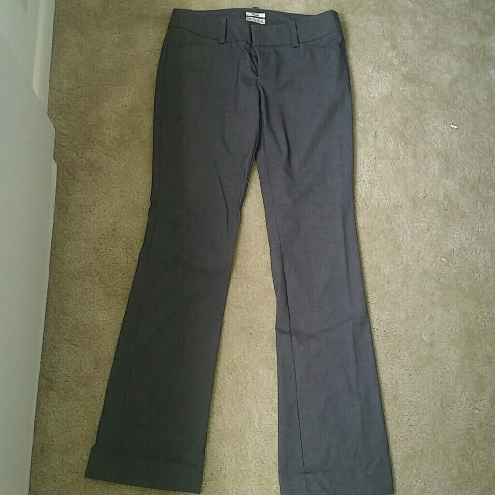Gray dress slacks