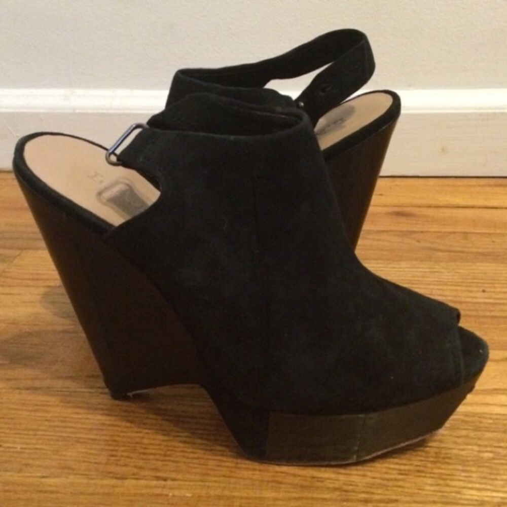 LAMB Suede Wedge Heels