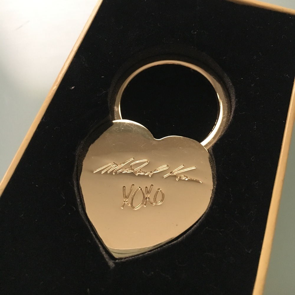 Michael Michael Kors Heart Signature Key Ring