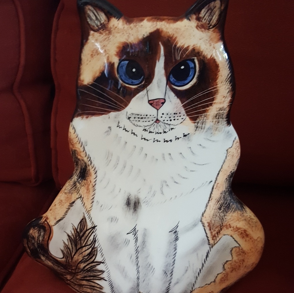 SIAMESE CAT VASE