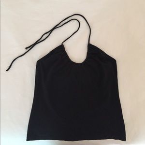 Black Halter Top