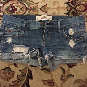 Hollister distressed shorts