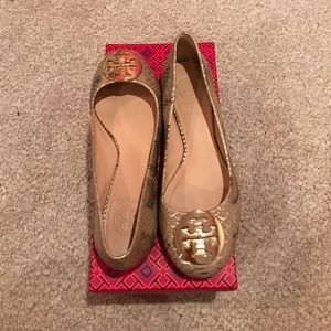 TORY BURCH REVA FLATS | WORN 3 TIMES
