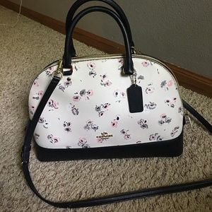 Coach floral purse
