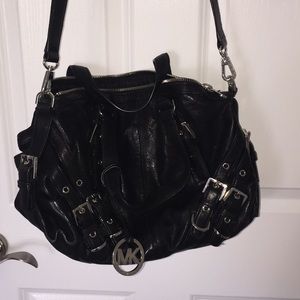 Michael Kors Black Leather Bag