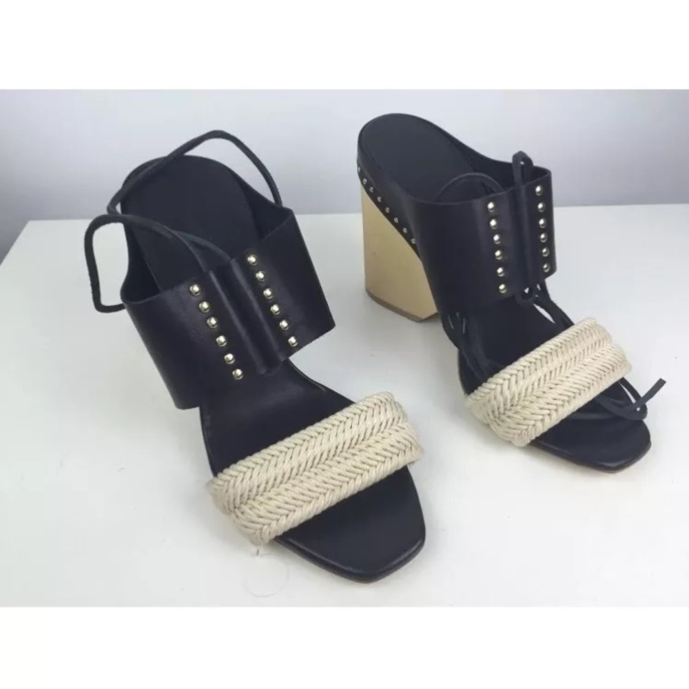 NWOB 595$ Thakoon leather weave sandals