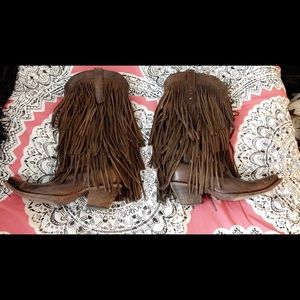 Fringe Corral Boots