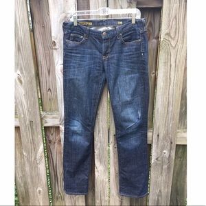 J.Crew Matchstick dark jeans