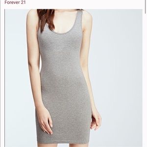 Grey ,Bodycon dress, forever 21