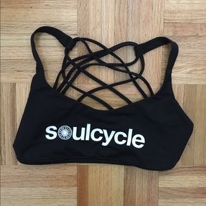 Lululemon SoulCycle Black Sports Bra Size 6