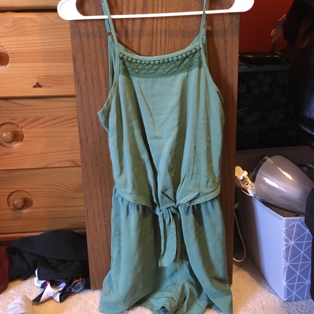 Francesca's green romper