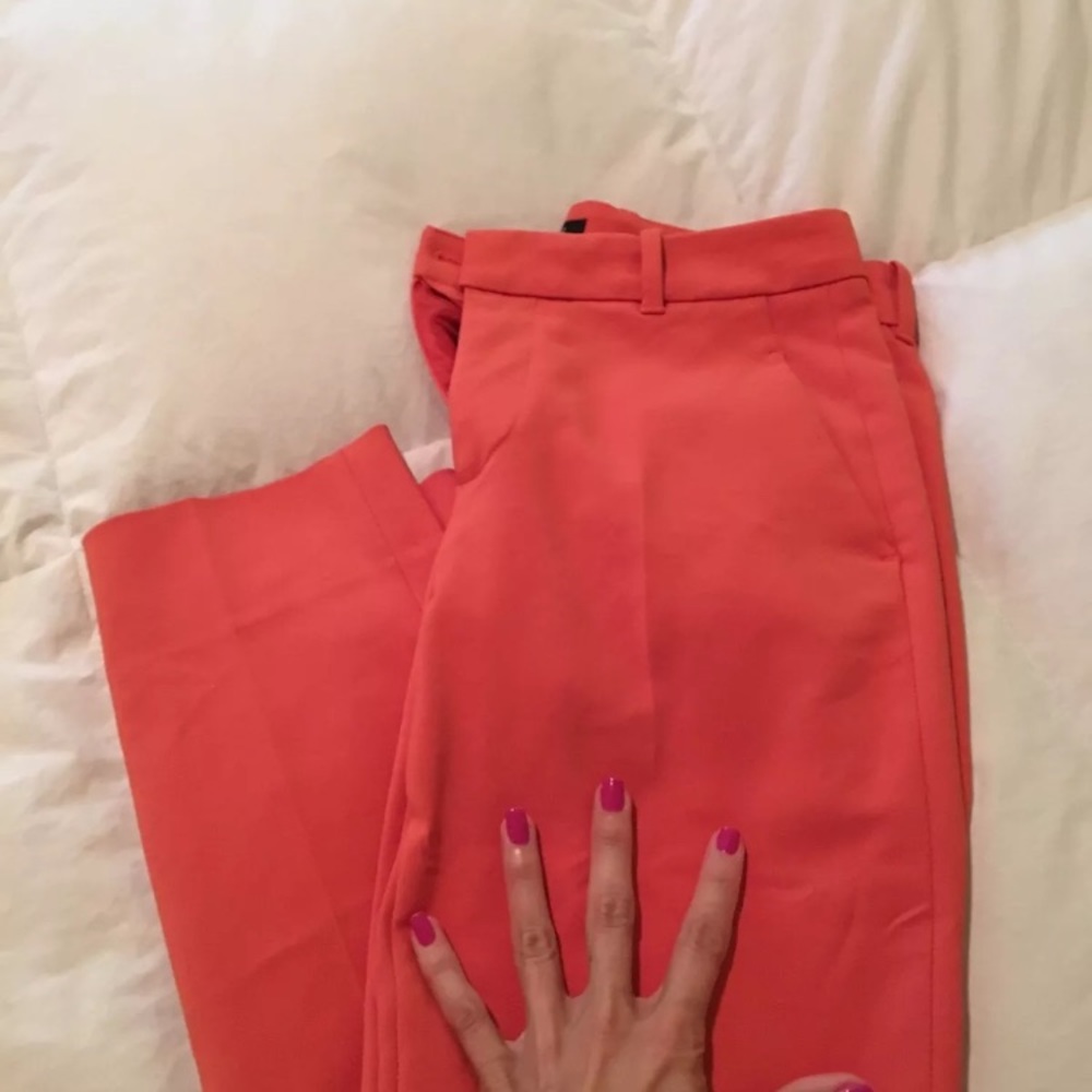 Zara slacks orange size extra small