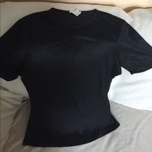 Black short sleeve Cuddle Duds L