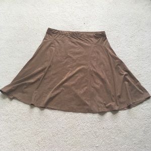 Super Soft Light Brown Skirt