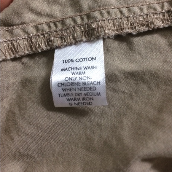 4/$15 SUPER SALE Tan Cotton Zip Jacket - Picture 4 of 4