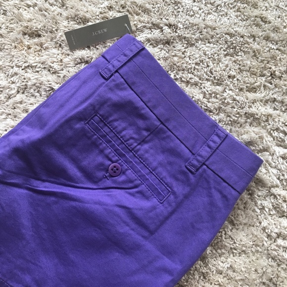 J. Crew Shorts - Purple Cotton Chino Shorts J. Crew Shorts - Purple Cotton Chino Shorts